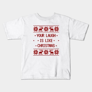 Wynonna Earp Christmas - Red Font Kids T-Shirt